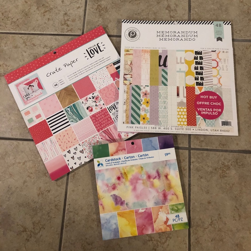 Scrapbooking paper